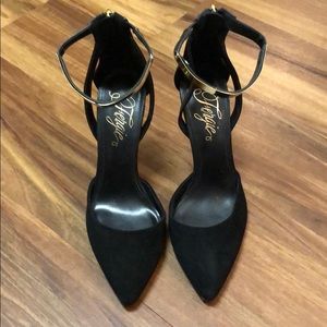 Blacks Suede Heels